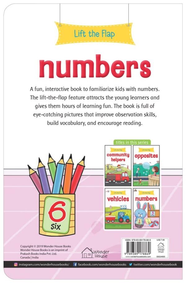 NUMBERS (LIFT THE FLAP) BOOK - Image 5