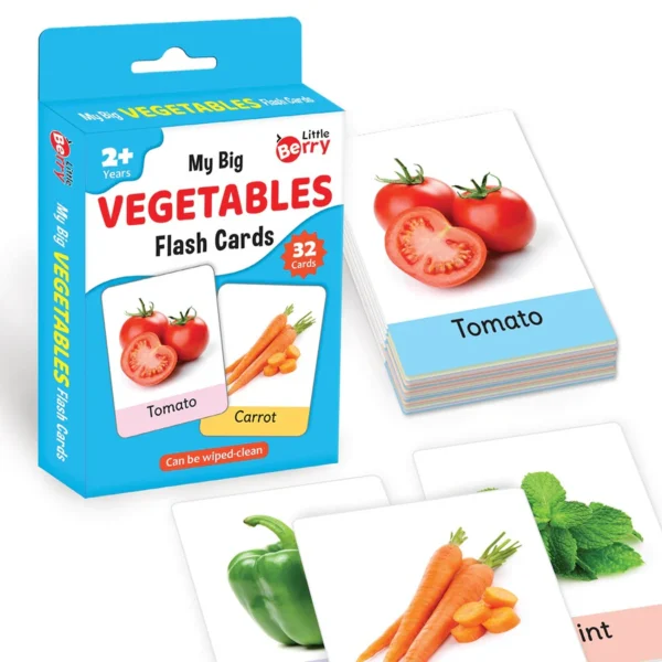 VEGETABLES FLASH CARDS