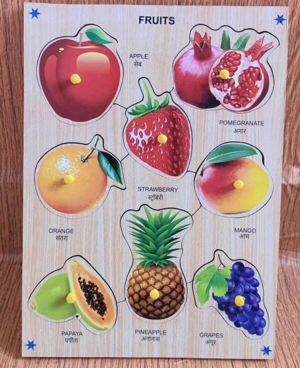 FRUITS PEG BOARD