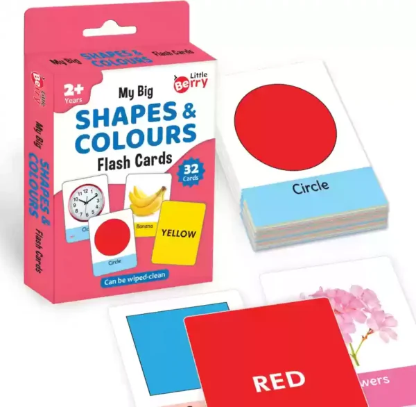 SHAPES AND COLORS FLASH CARDS