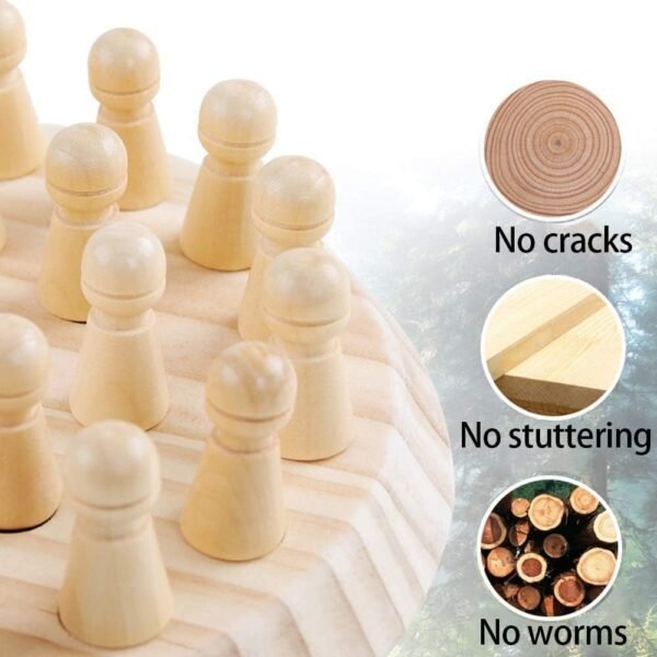 WOODEN MEMORY CHESS - Image 3