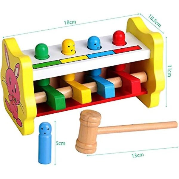 WOODEN POUNDING BENCH TOY - Image 5