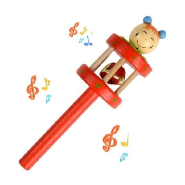 WOODEN BELL CAGE RATTLE