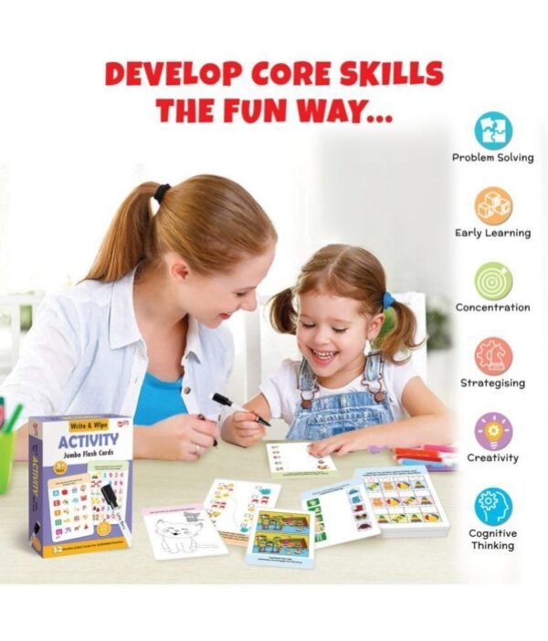 ACTIVITY WRITE AND WIPE JUMBO FLASH CARDS - Image 4