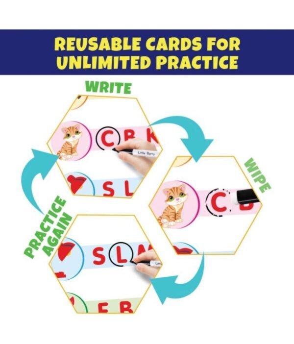 ACTIVITY WRITE AND WIPE JUMBO FLASH CARDS - Image 7