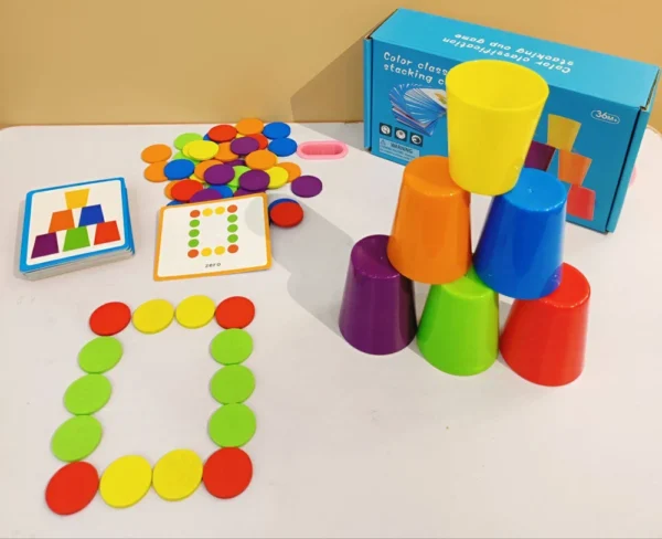 COLOUR CLASSIFICATION STACKING CUP GAME