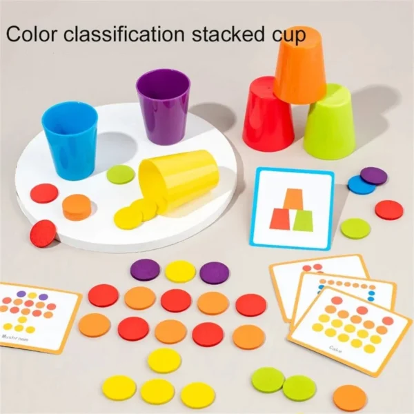 COLOUR CLASSIFICATION STACKING CUP GAME - Image 6