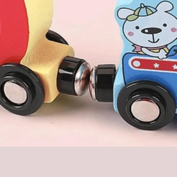 MAGNETIC NUMBER WOODEN TRAIN - Image 3