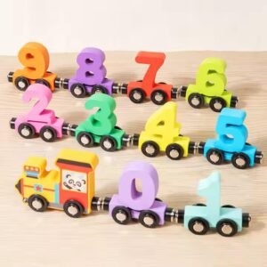 MAGNETIC NUMBER WOODEN TRAIN