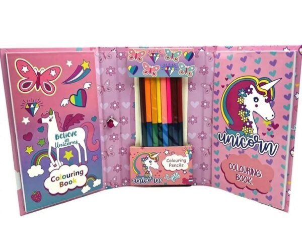 2 IN 1 COLOURING BOOK SET - Image 2