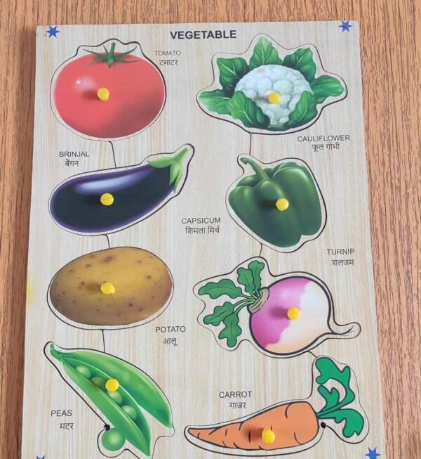 VEGETABLES PEG BOARD