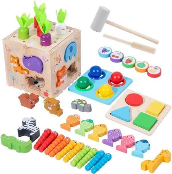 8 IN 1 MULTIFUNCTIONAL MONTESSORI TOY - Image 4