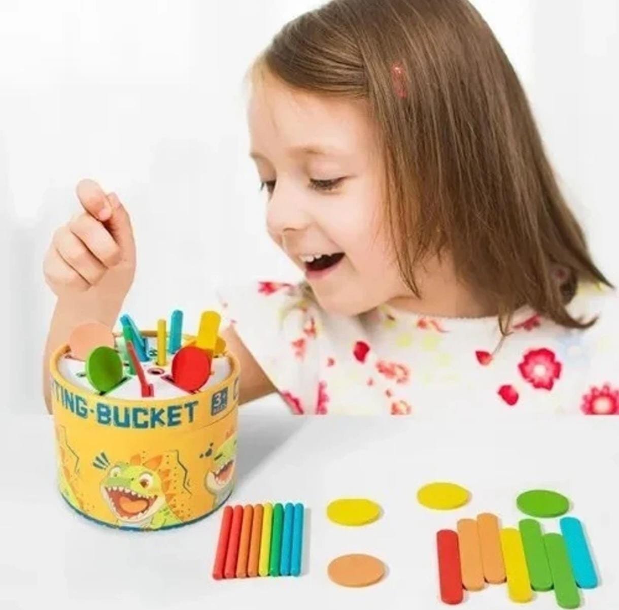 COLOR SORTING BUCKET (3 IN 1 TOY) - Image 4
