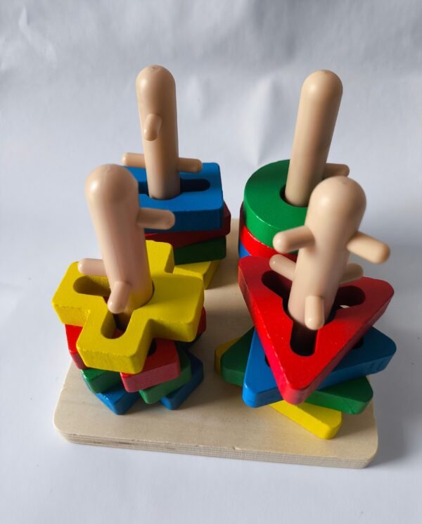 GEOMETRIC FOUR COLUMN SET TOY - Image 2
