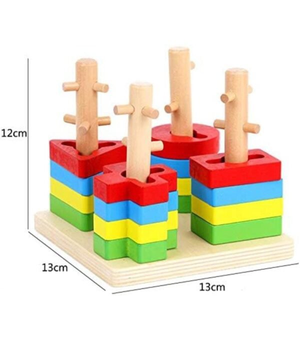 GEOMETRIC FOUR COLUMN SET TOY - Image 3