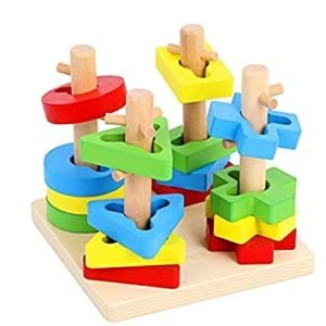 GEOMETRIC FOUR COLUMN SET TOY