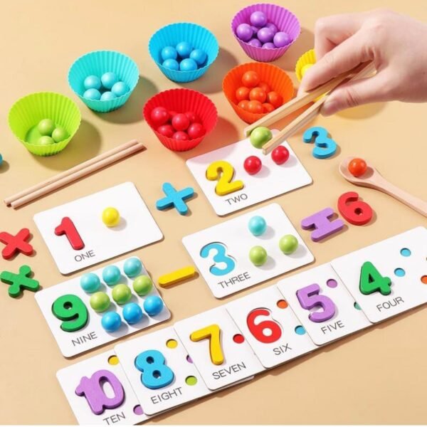 NUMBERS COGNITIVE OPERATION BEAD MATCHING GAME - Image 3
