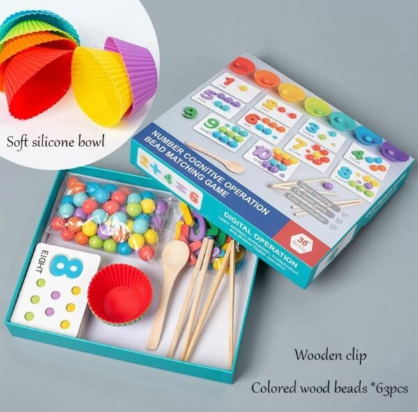 NUMBERS COGNITIVE OPERATION BEAD MATCHING GAME - Image 4