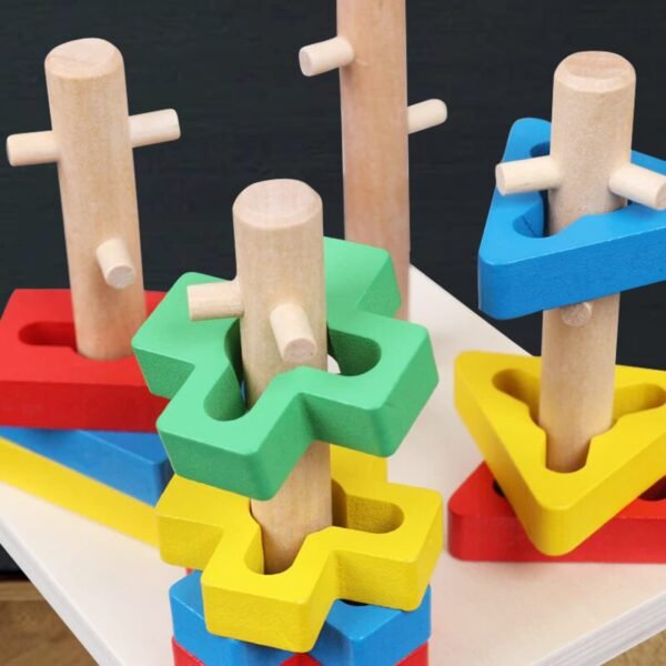 GEOMETRIC FOUR COLUMN SET TOY - Image 6