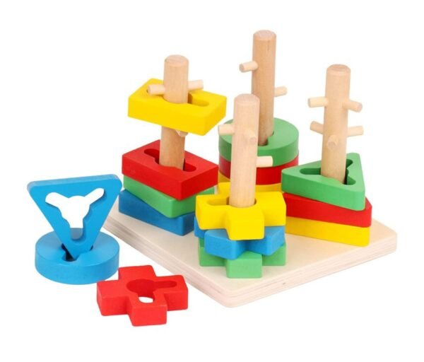 GEOMETRIC FOUR COLUMN SET TOY - Image 4