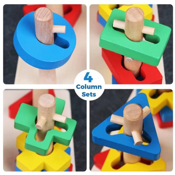 GEOMETRIC FOUR COLUMN SET TOY - Image 5