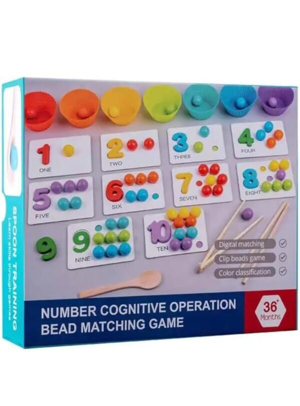 NUMBERS COGNITIVE OPERATION BEAD MATCHING GAME - Image 5