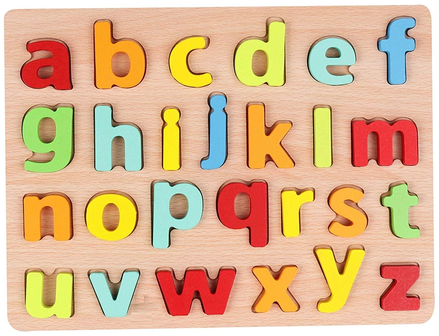 WOODEN SMALL ALPHABETS PIN BOARD( SMALL)